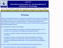 Tablet Screenshot of iadat.org